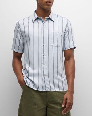 Men's Pacifica Stripe Short Sleeve Sport Shirt