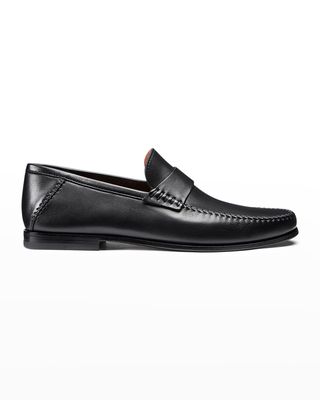 Men's Paine Whipstitched Leather Loafers