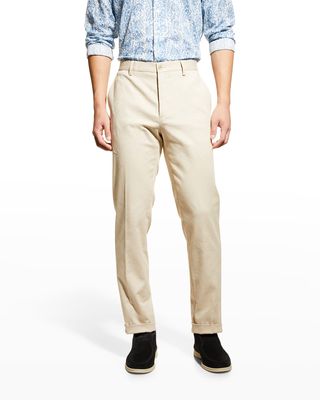 Men's Paisley Jacquard Trousers