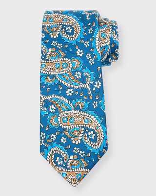 Men's Paisley Silk Twill Tie