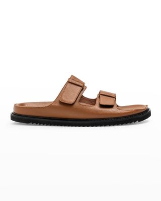 Men's Palm Park Leather Slide Sandals