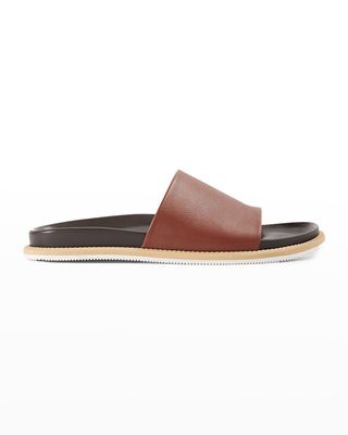 Men's Palma Leather Slide Sandals