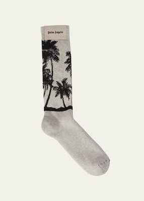 Men's Palms Shadow Crew Socks
