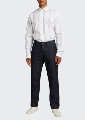 Men's Pascual Multi-Stripe Sport Shirt - BCI Cotton