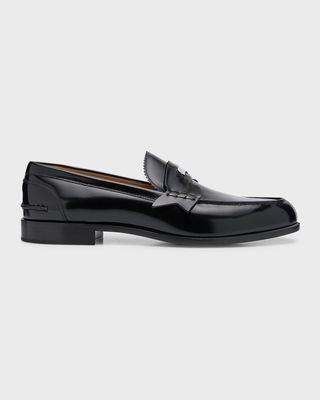 Men's Patent Leather Penny Loafers