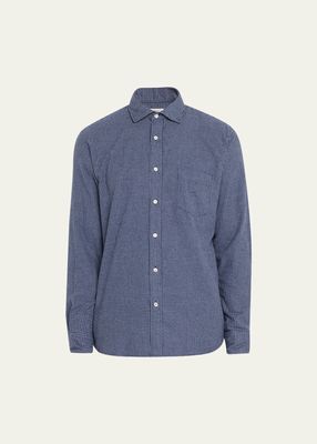 Men's Paul Gingham Flannel Button-Down Shirt