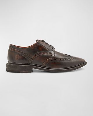Men's Paul Wingtip Leather Derby Shoes