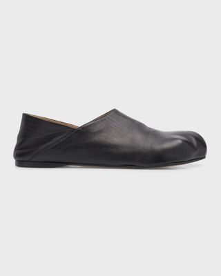 Men's Paw Leather Slipper Loafers