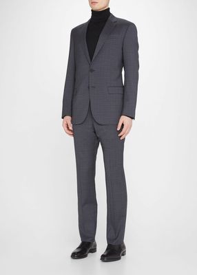 Men's Performance Stretch Plaid Suit