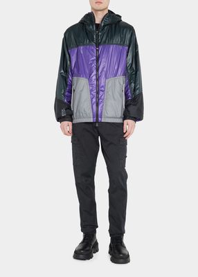 Men's Peyrus Colorblock Wind-Resistant Jacket