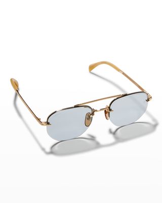 Men's Photochromic Lens Square Sunglasses