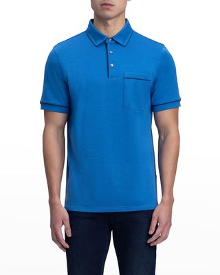 Men's Pima Cotton Polo Shirt with Pocket