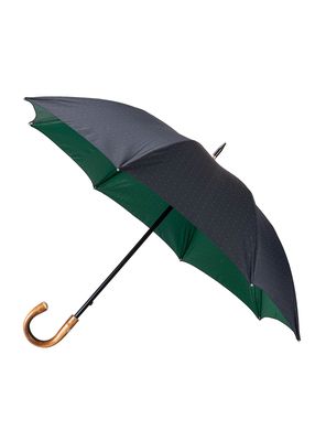 Men's Pindot Umbrella w/ Chestnut Handle