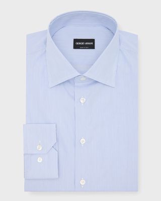 Men's Pinstripe Dress Shirt