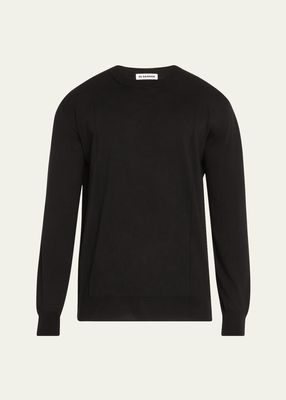 Men's Pintuck Cotton Sweater