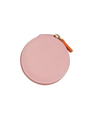 Men's Pioneer Compass Leather Accessories Case - Dusky Pink - Dusky Pink