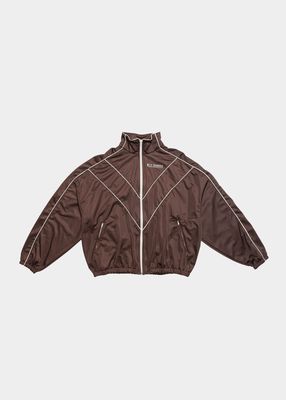 Men's Piped Jersey Track Jacket
