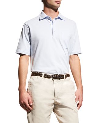 Men's Pique Pocket Polo Shirt