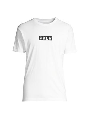 Men's PKLR Boxed In PKLR Cotton T-Shirt - White - Size Small - White - Size Small