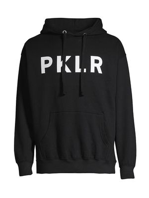 Men's PKLR PKLR Cotton Hoodie - Black - Size Small - Black - Size Small