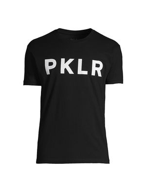 Men's PKLR PKLR Cotton T-Shirt - Black - Size Small - Black - Size Small