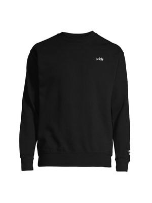 Men's PKLR Play To Win Crewneck Sweatshirt - Black - Size Small - Black - Size Small