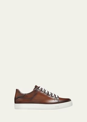 Men's Playtime Burnished Leather Sneakers