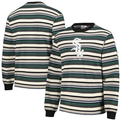 Men's PLEASURES Cream/Green Chicago White Sox Ballpark Long Sleeve T-Shirt