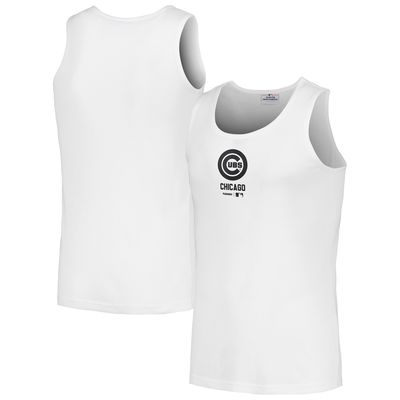 Men's PLEASURES White Chicago Cubs Two-Pack Tank Top