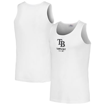 Men's PLEASURES White Tampa Bay Rays Two-Pack Tank Top