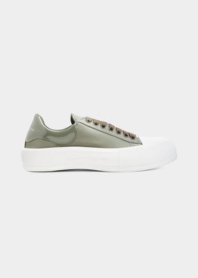 Men's Plimsoll Silk Upper Low-Top Sneakers