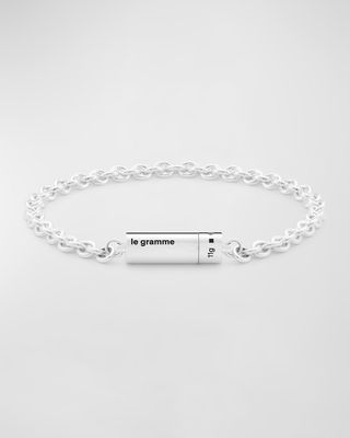 Men's Polished Cable Chain Bracelet