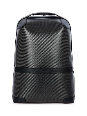 Men's Porsche Design Carbon Fiber Backpack - Black - Black