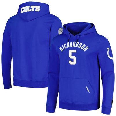 Men's Pro Standard Anthony Richardson Royal Indianapolis Colts Player Name & Number Pullover Hoodie