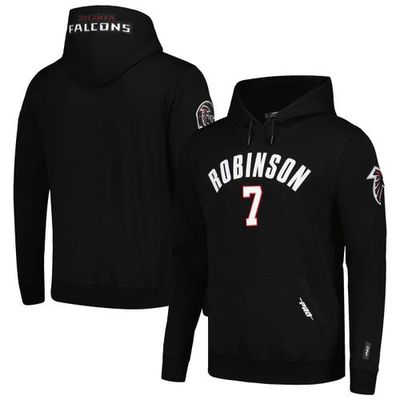 Men's Pro Standard Bijan Robinson Black Atlanta Falcons Player Name & Number Pullover Hoodie