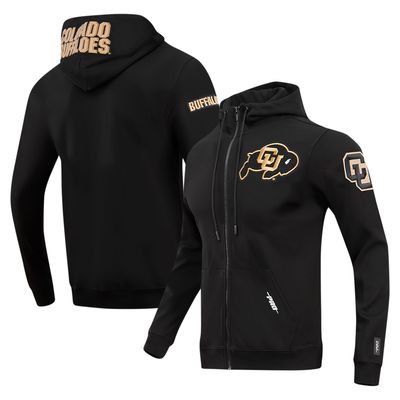 Men's Pro Standard Black Colorado Buffaloes Classic Full-Zip Hoodie