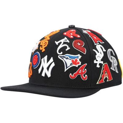 Men's Pro Standard Black MLB Pro League Wool Snapback Hat