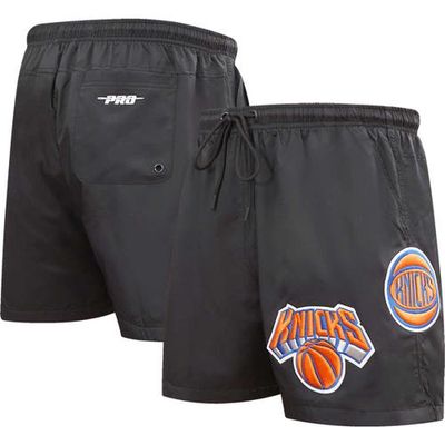 Men's Pro Standard Black New York Knicks Classics Woven Shorts