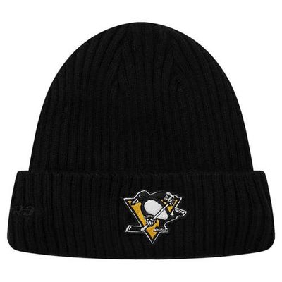 Men's Pro Standard Black Pittsburgh Penguins Classic Core Cuffed Knit Hat