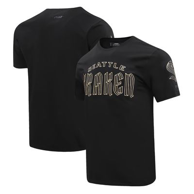 Men's Pro Standard Black Seattle Kraken Wordmark T-Shirt
