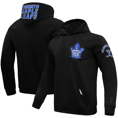 Men's Pro Standard Black Toronto Maple Leafs Classic Pullover Hoodie