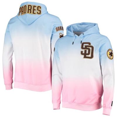 Men's Pro Standard Blue/Pink San Diego Padres Ombre Pullover Hoodie