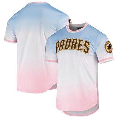Men's Pro Standard Blue/Pink San Diego Padres Ombre T-Shirt