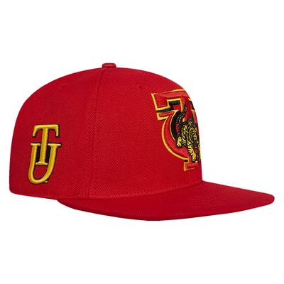 Men's Pro Standard Crimson Tuskegee Golden Tigers Evergreen TU Snapback Hat