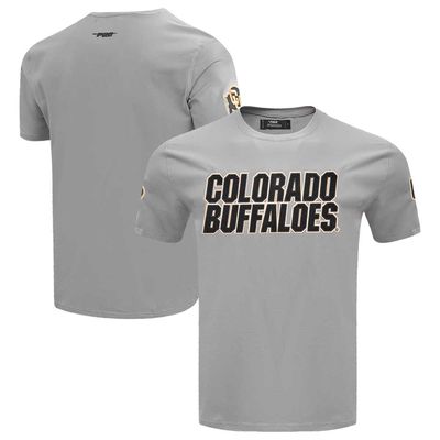 Men's Pro Standard Gray Colorado Buffaloes Classic Wordmark T-Shirt