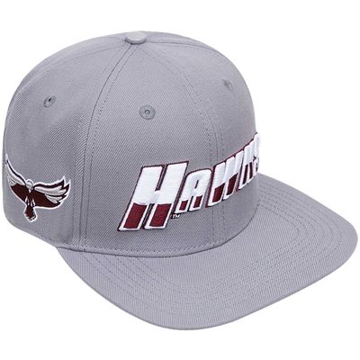 Men's Pro Standard Gray Maryland Eastern Shore Hawks Evergreen Hawks Snapback Hat