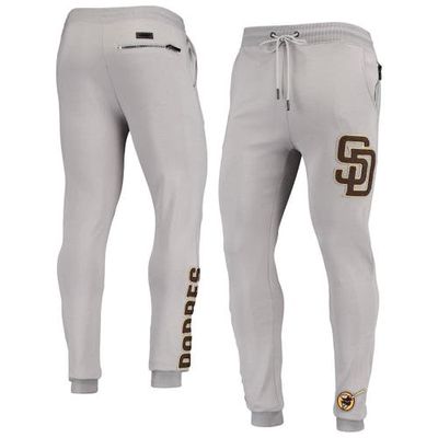 Men's Pro Standard Gray San Diego Padres Logo Jogger Pants