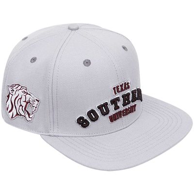 Men's Pro Standard Gray Texas Southern Tigers Evergreen Southern Snapback Hat
