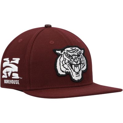 Men's Pro Standard Maroon Morehouse Maroon Tigers Evergreen Mascot Snapback Hat
