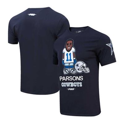 Men's Pro Standard Micah Parsons Navy Dallas Cowboys Player Avatar Graphic T-Shirt